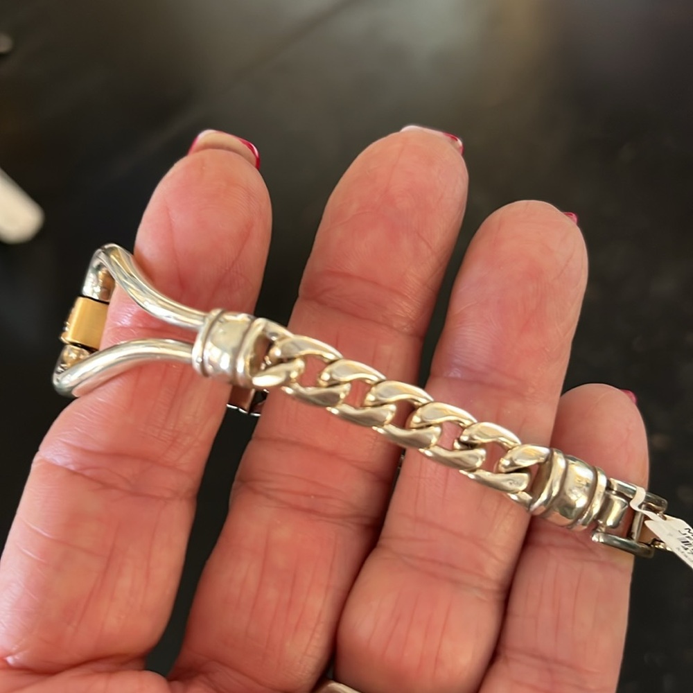 Brighton Silver and Gold Bracelet - Picture 6 of 6